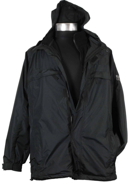 Svart med avtagbar fleece som foder