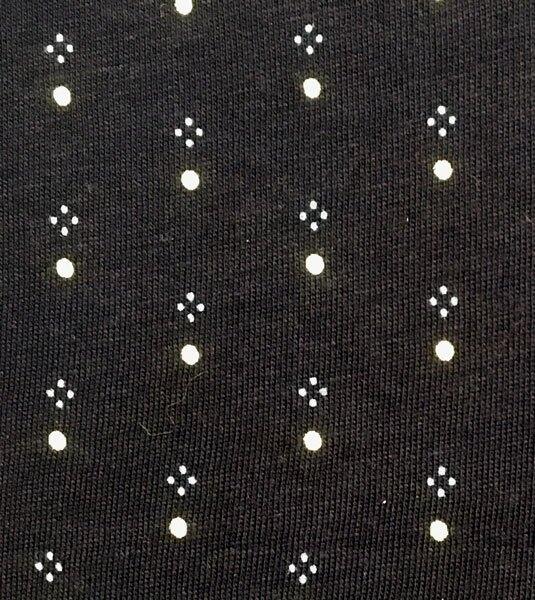 Navyblå pyjamas med mönster