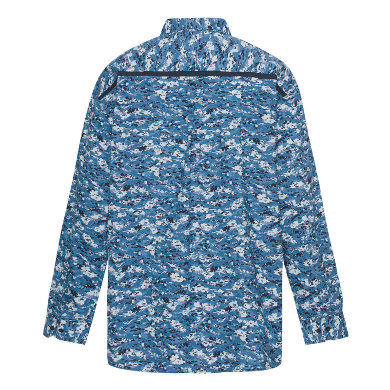 Blå kamouflage - Rygg