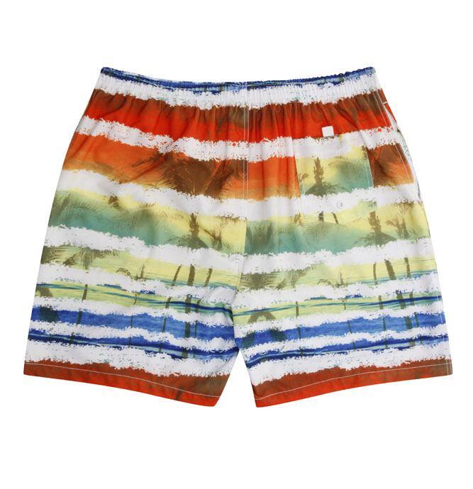 Badeshorts m. print (Mangefarvet) - Ed Baxter