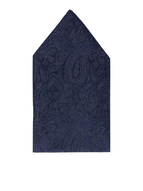 100% siden - mörk navyblå