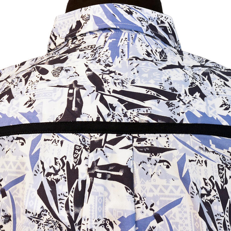 Ljusblå/flerfärgad - Rygg