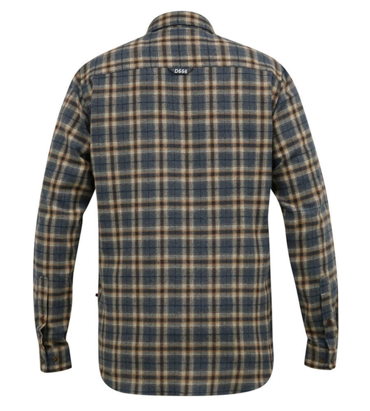 Grå/Sand - rutig - Rygg