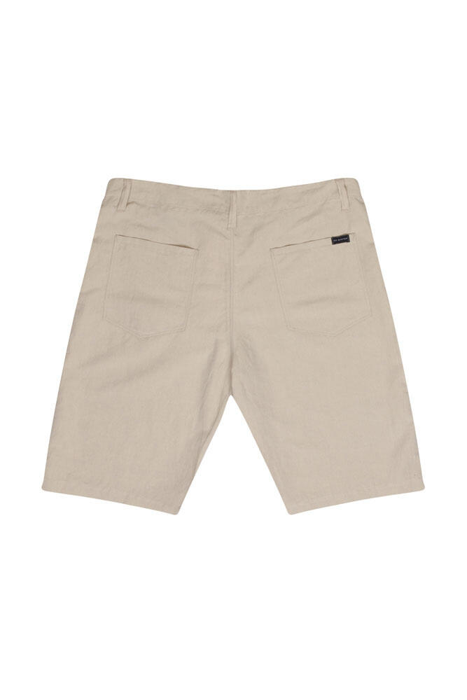 Beige lin-shorts - Ed Baxter