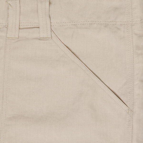 Beige lin-shorts - Ed Baxter