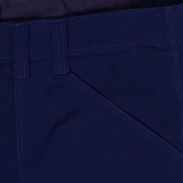 Mörkblå linneshorts - Ed Baxter