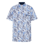 Ljusblå/flerfärgad