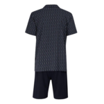 Mörkblå/mönstrad - Rygg