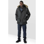 Modell där jackan är khakifärgad (1)