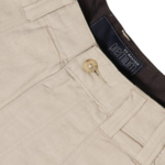 Beige lin-shorts - Ed Baxter