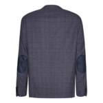 Blå / rutigt mönster - Rygg